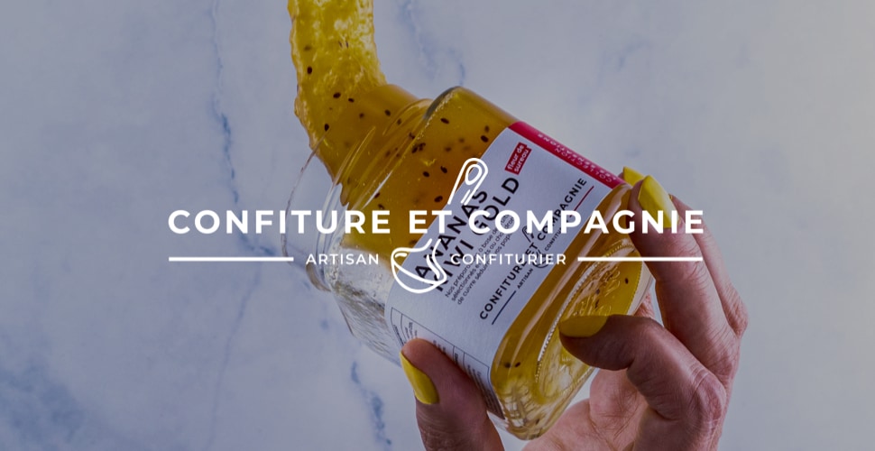 nouvelles identité visuelle Confiture et compagnie confiture française