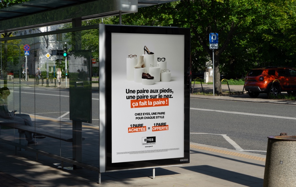 campagne publicitaire eye optique abribus