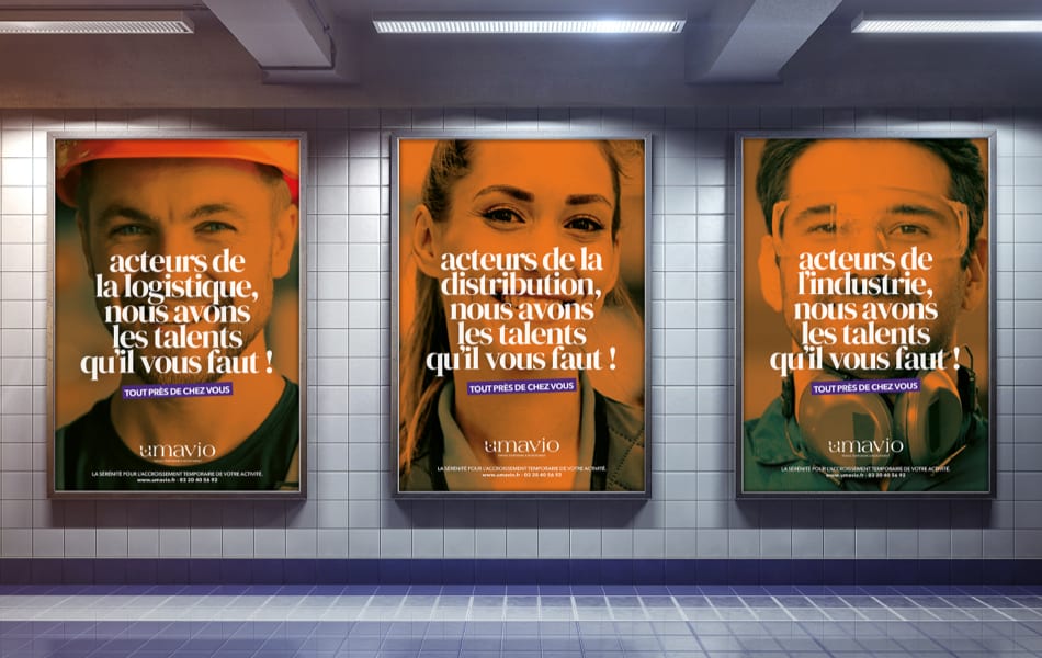 déclinaison affiche campagne umavio